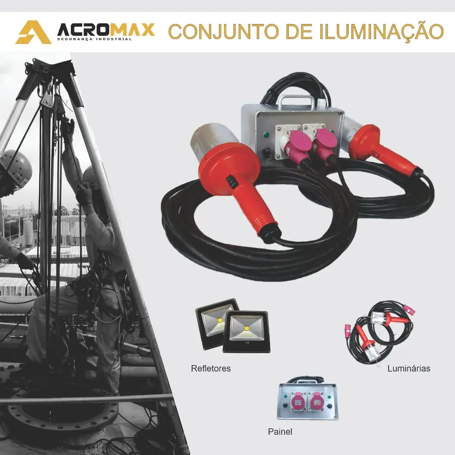Conjunto de Iluminação Acromax